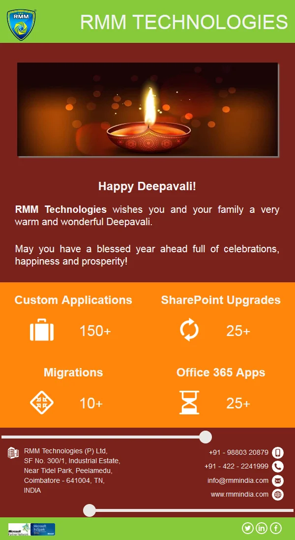 Mail Template Deepavali