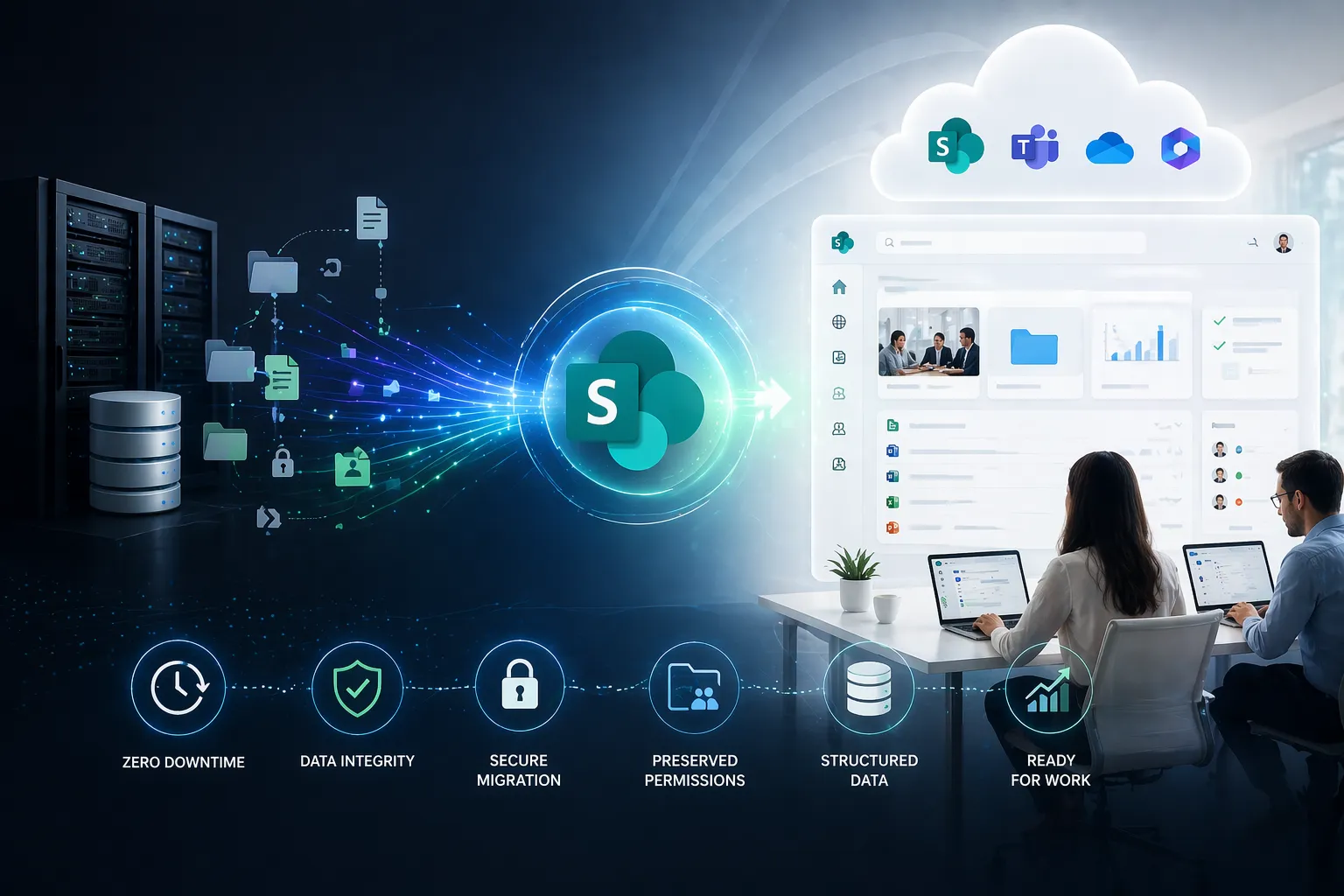Secure SharePoint Data Migration with Zero Downtime Guarantee