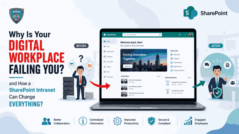 Why Is Your Digital Workplace Failing You, and How a SharePoint Intranet Can Change Everything? - RMM Technologies Case Study