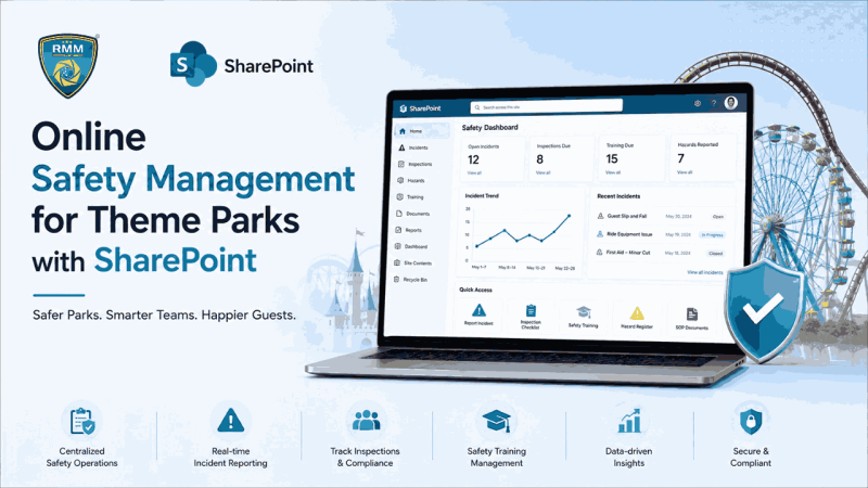 Online Safety Management for Theme Parks with SharePoint - RMM Technologies Case Study